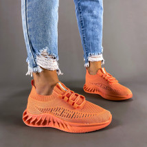 Oranžové textilné tenisky-263017-04