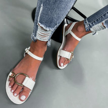Biele sandále-267677-010