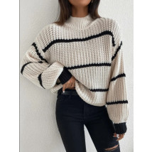 Béžový pletený sveter-276489-06