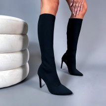 Čierne vysoké čižmy-273991-01