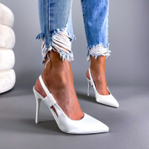Biele saténové sandále-268790-06