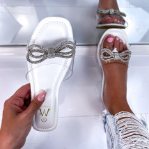 Biele transparentné šľapky-269150-05