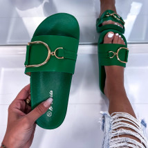 Zelené šľapky-266513-011