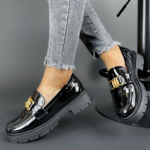 Čierne lakované mokasíny-300218-04