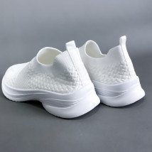 Biele nasúvacie textilné tenisky-285068-010
