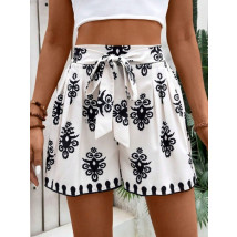 Vzorované kraťasy ELEGANT-306890-02