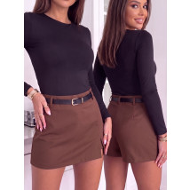 CHOCO kraťasová sukňa s opaskom-329864-05