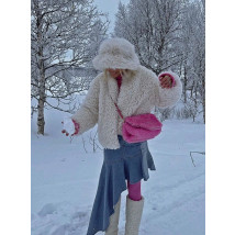 Béžový kožušinový klobúk-312308-03