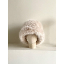 Béžový kožušinový klobúk-312308-03