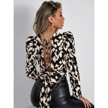 Béžová zavinovacia blúzka-306254-02