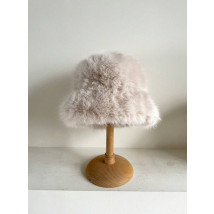 Béžový kožušinový klobúk-312308-03