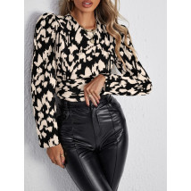 Béžová zavinovacia blúzka-306254-02