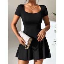 Čierne krátke šaty-301949-02