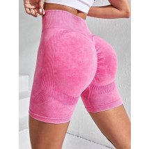 RUŽOVÉ PUSH-UP KRAŤASY S VYSOKÝM PÁSOM-287018-013