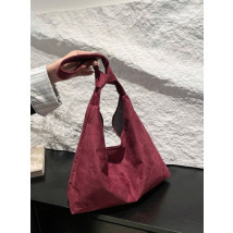 Bordová semišová kabelka-313138-028