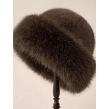 Hnedý kožušinový klobúk-313289-02