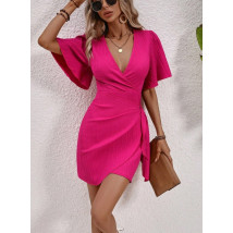 Ružové krátke šaty-306463-03