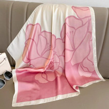 Ružová vzorovaná šatka-306644-02