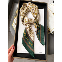 Zelená vzorovaná šatka-306646-05