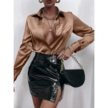 Hnedá saténová blúzka-279738-07