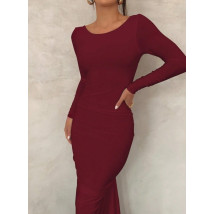 Bordové elegantné šaty-314332-014