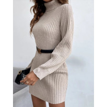 Pletené rolákové šaty-294377-02