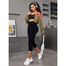 Čierne push-up legíny-314340-07