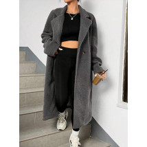 Dlhý prechodný kabát sivý-294344-03