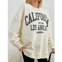 Biela oversize mikina LA-314718-02