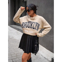 Oversize mikina s nápisom BROOKLYN-314657-04