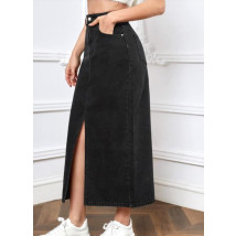 Čierna džinsová sukňa-294381-02