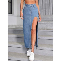 Rifľová dlhá sukňa-302044-02