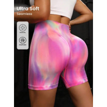Farebné PUSH-UP kraťasy PINK-307138-02