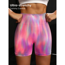 Farebné PUSH-UP kraťasy PINK-307138-02