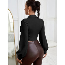 Čierna crop korzetová košeľa-270746-06