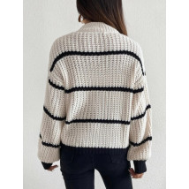 Béžový pletený sveter-276489-06