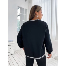 Čierna oversize mikina-276535-011