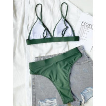 Zelené olivové dvojdielne plavky-283023-011