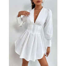 Biele šaty s dlhým rukávom-269425-09