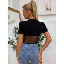 Čierny crop top so sieťkou-269433-04