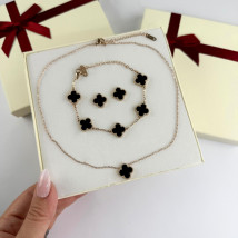 Dámska oceľová súprava s krabičkou Olivia-307289-05