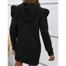 Čierne šaty s kapucňou-297339-05