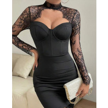 Čierne šaty s čipkou-297336-03