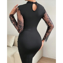 Čierne šaty s čipkou-297336-03