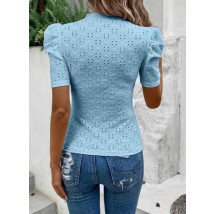 Modré madeirové tričko-302107-01