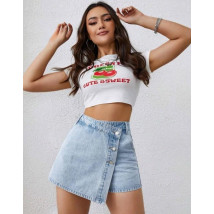 Modré rifľové kraťasy-302069-01