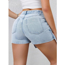 Modré rifľové kraťasy-302069-01