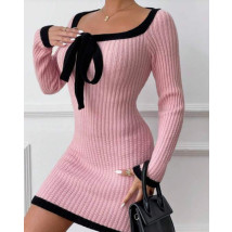 Ružové upletové šaty-297407-03