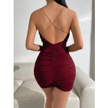 Bordové mini šaty-281465-03