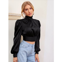 Saténový top s holým chrbtom-294371-03